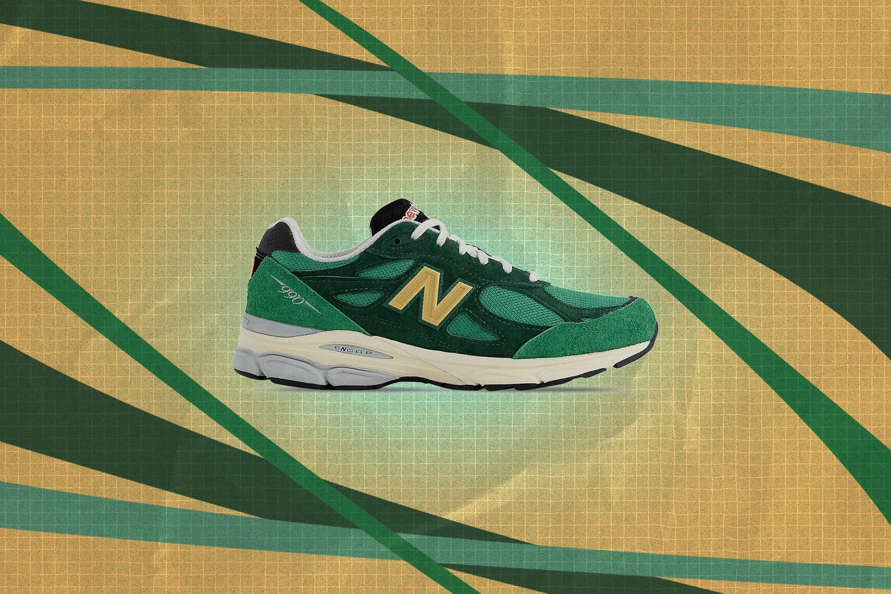 990v3 Made in USA - Kelly Green/Varsity Gold