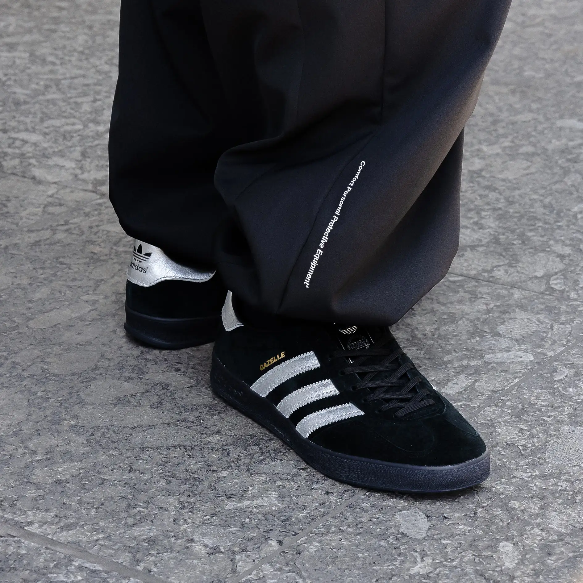 adidas Gazelle Indoor Core Black/Metallic Silver ID0988