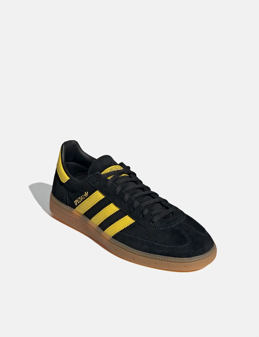 adidas Handball Spezial Shoes (FX5676) - Core Black/Yellow/Gold Metallic