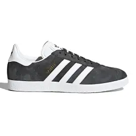 Adidas Men's Gazelle Charcoal/White