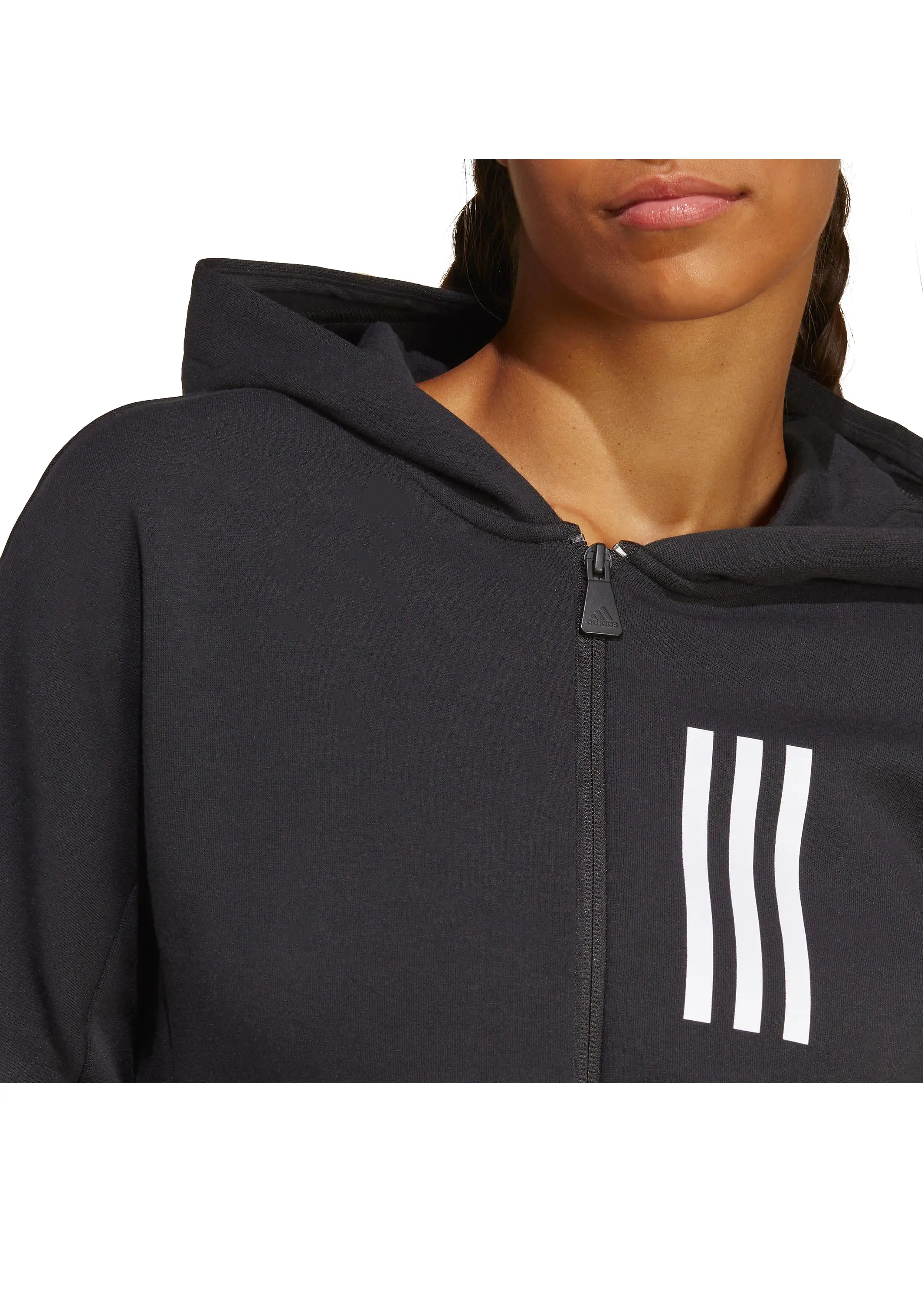 Adidas Womens Mission Victory Slim Fit Full-Zip Hoodie <BR> HU0240