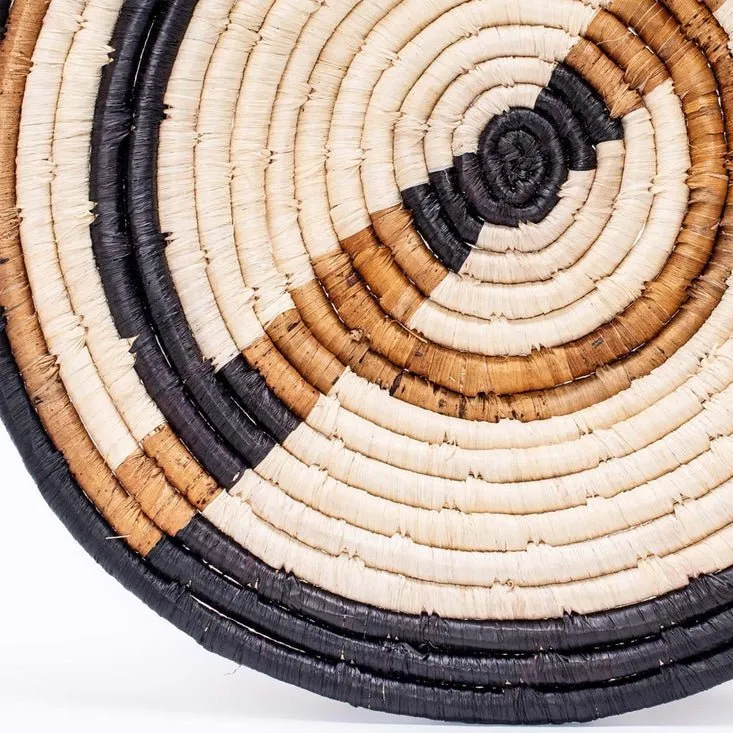 African Woven Basket - Captivating Contrast Set