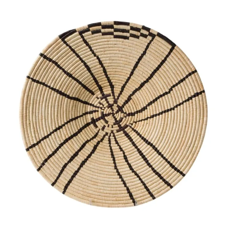 African Woven Basket - Captivating Contrast Set