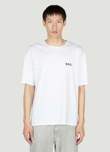 A.P.C.  |Crew Neck Cotton Short Sleeves Logo Designers