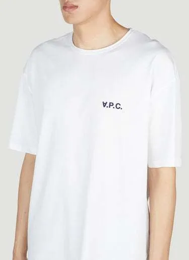 A.P.C.  |Crew Neck Cotton Short Sleeves Logo Designers