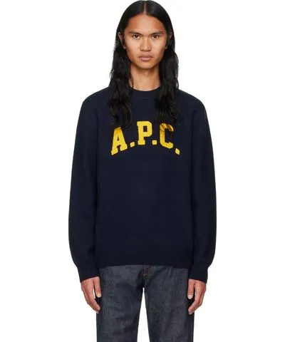 A.P.C. Navy Joshua Sweater