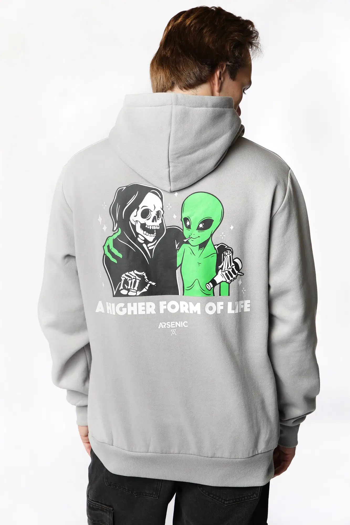 Arsenic Mens Alien Hoodie