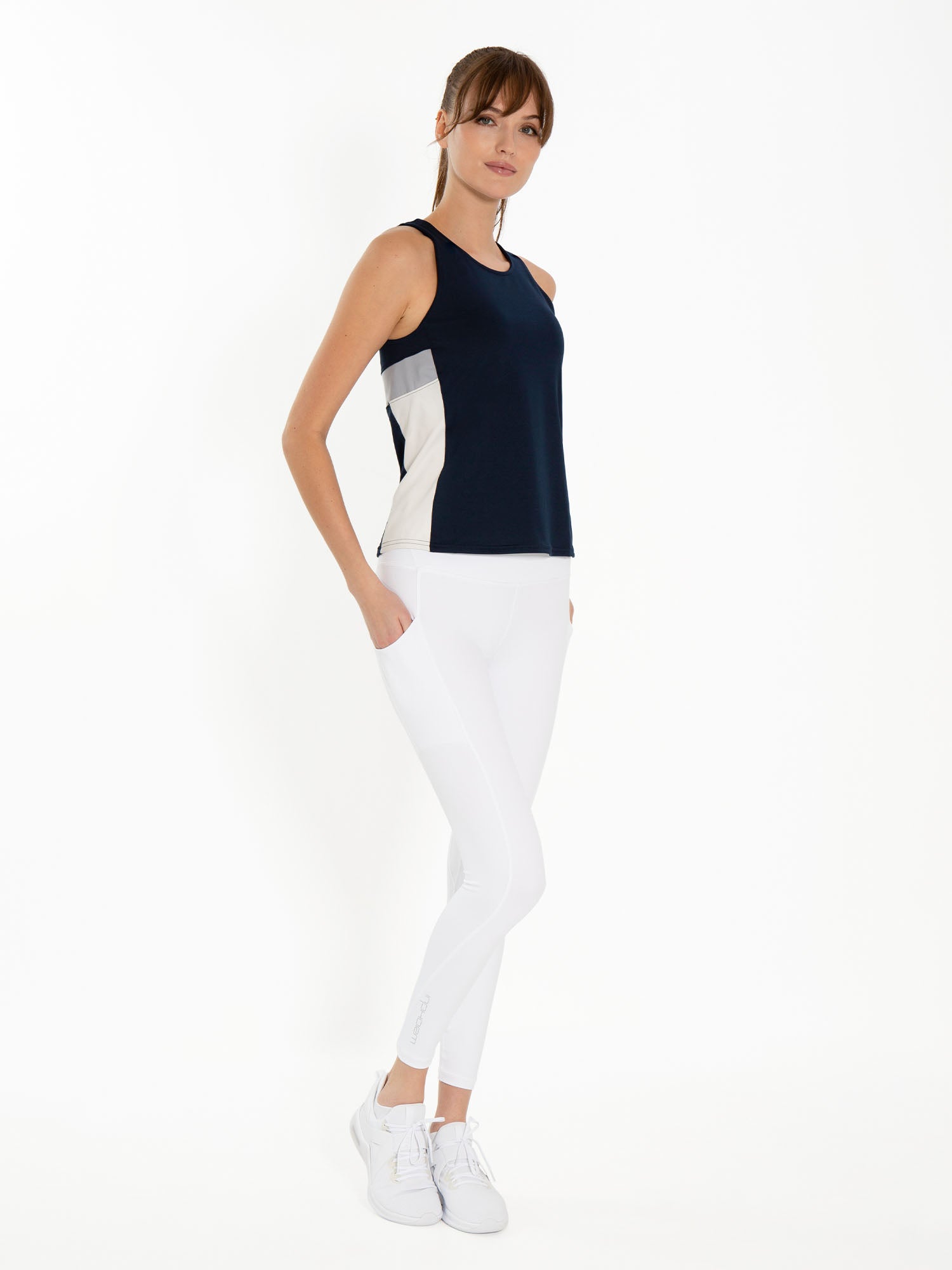 Ashley 7/8 Legging - White