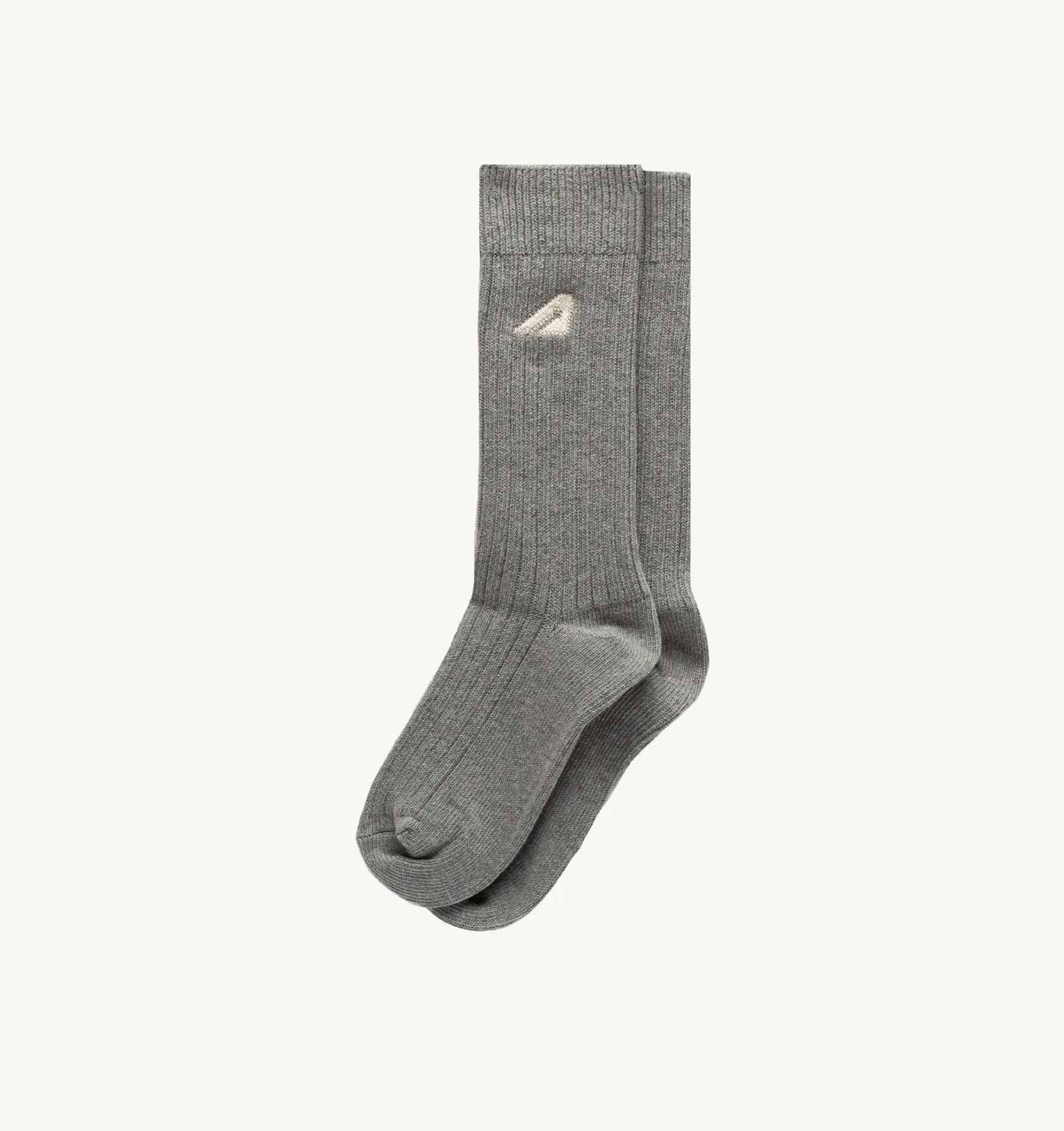 AUTRY APPAREL WOMAN  SOCKS IN GRAY KNITTED COTTON