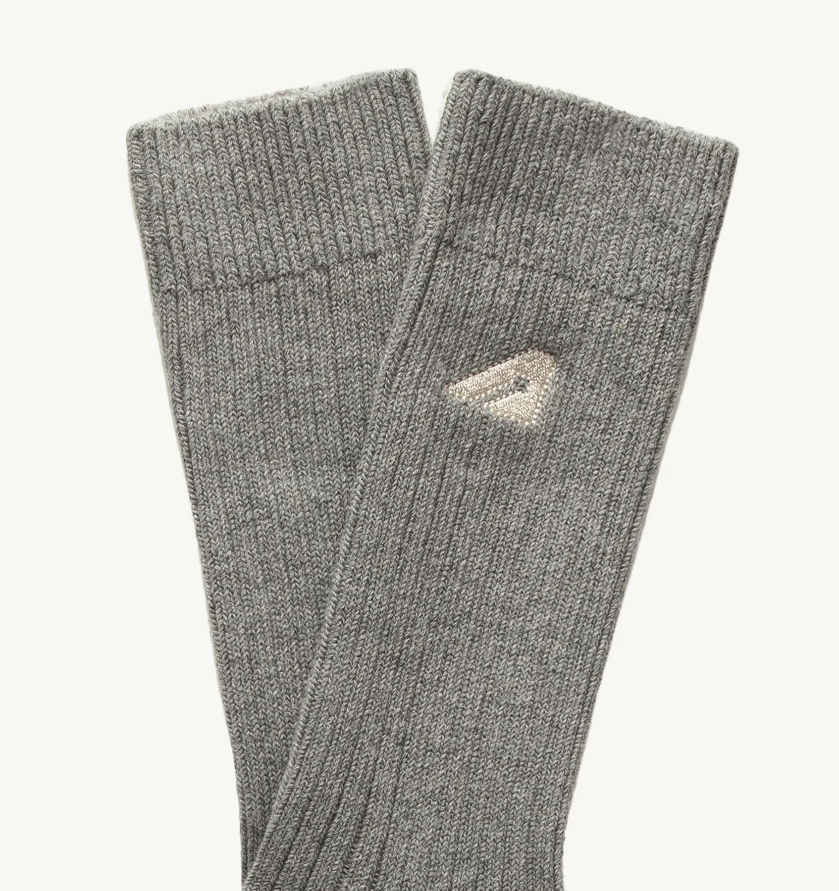 AUTRY APPAREL WOMAN  SOCKS IN GRAY KNITTED COTTON