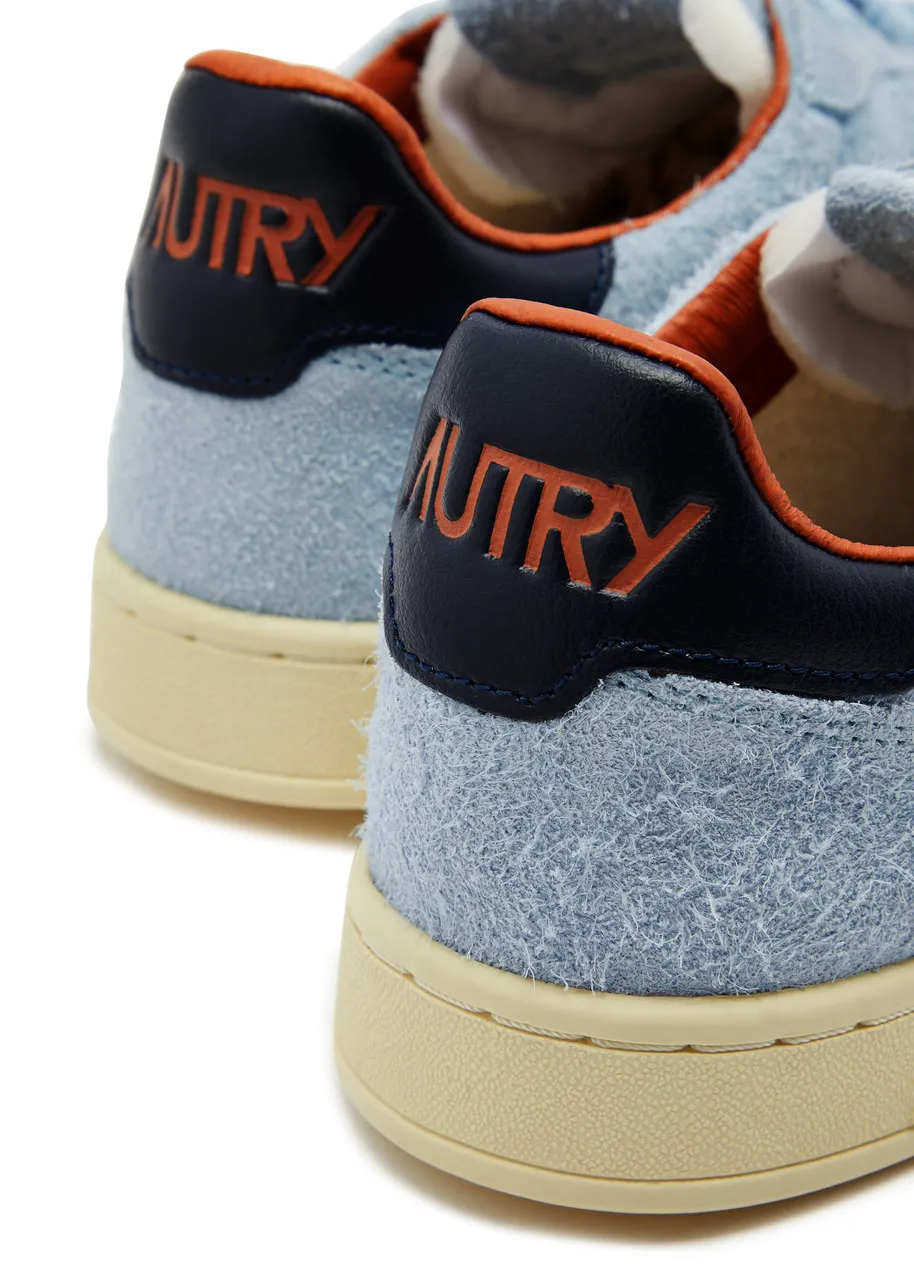 AUTRY Medalist Flat panelled suede sneakers 
                         
                     
                