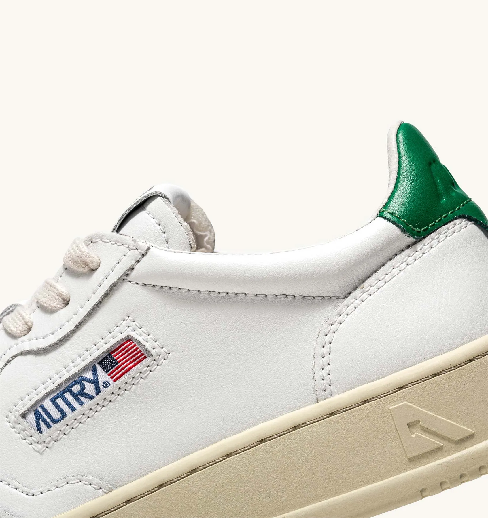  Autry      Medalist Low Sneakers - White/Green 