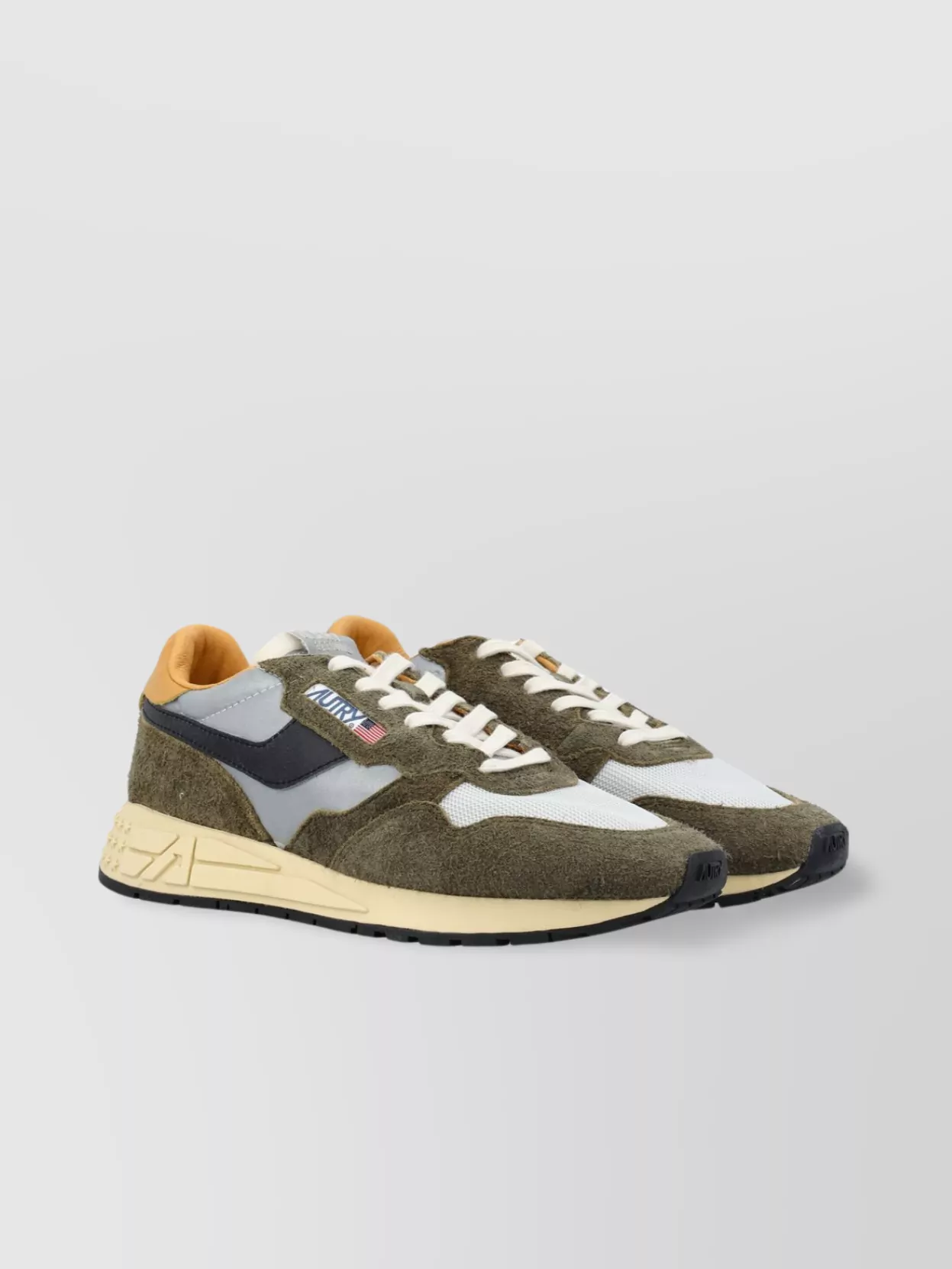 Autry   Vintage suede nylon sneakers