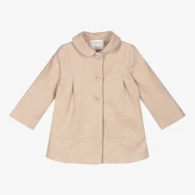 Baby Girls Beige Coat