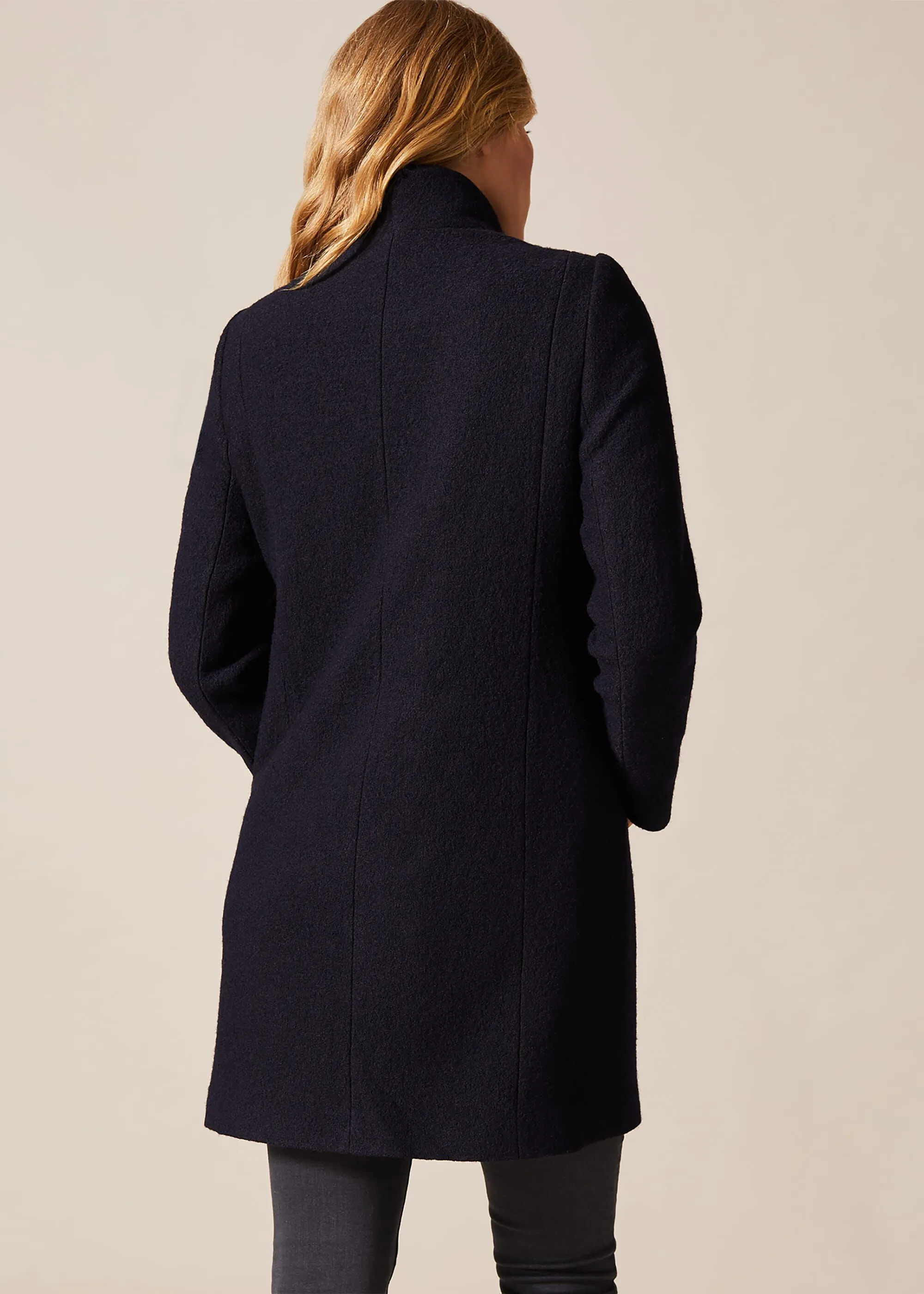 Bailie Boiled Wool Coat