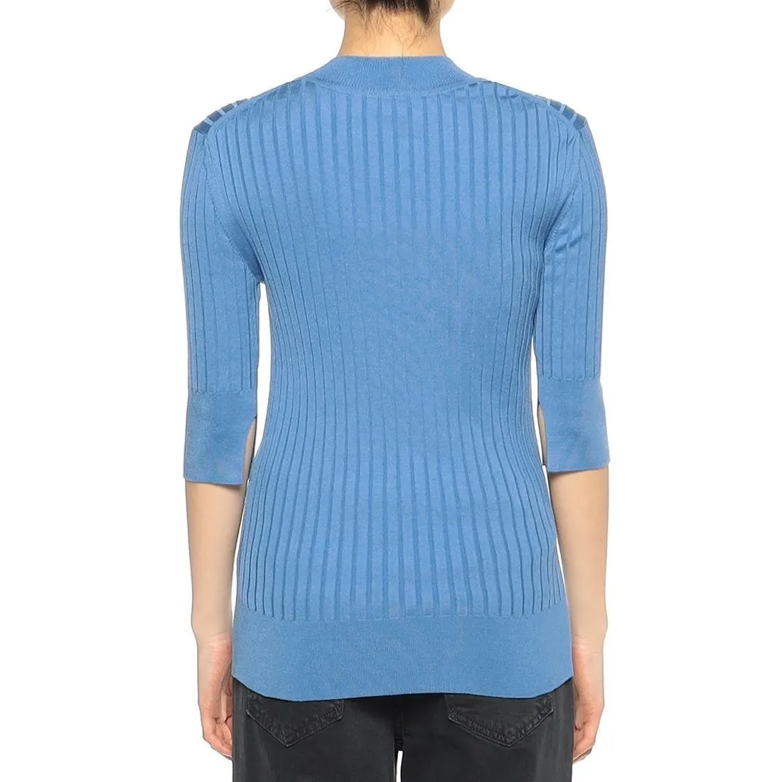 Barneys New York  |Plain Cotton V-neck & Crew neck