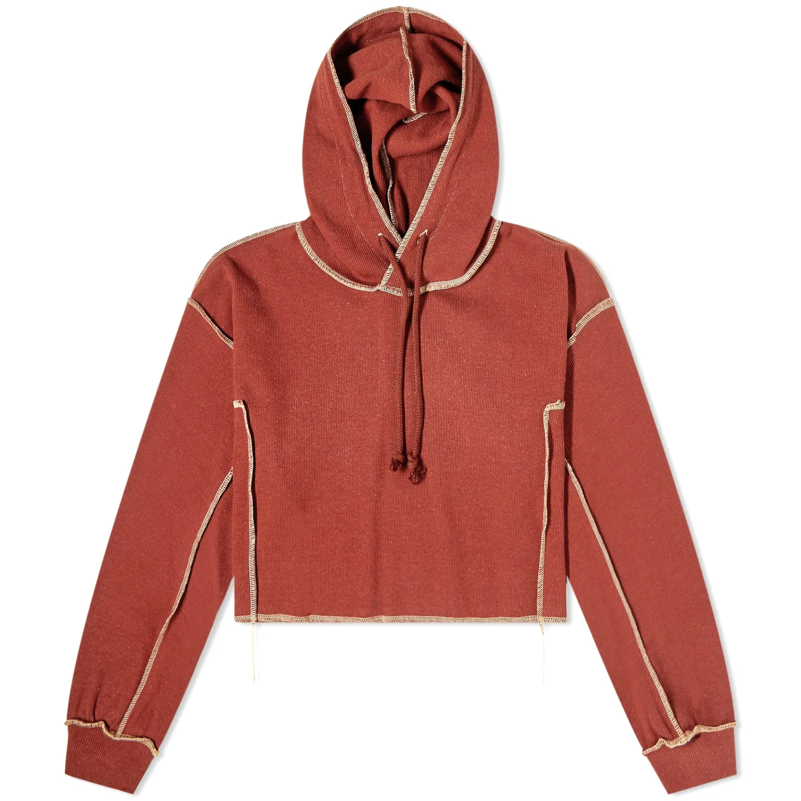 Baserange Omato Cropped HoodieBurned Punica