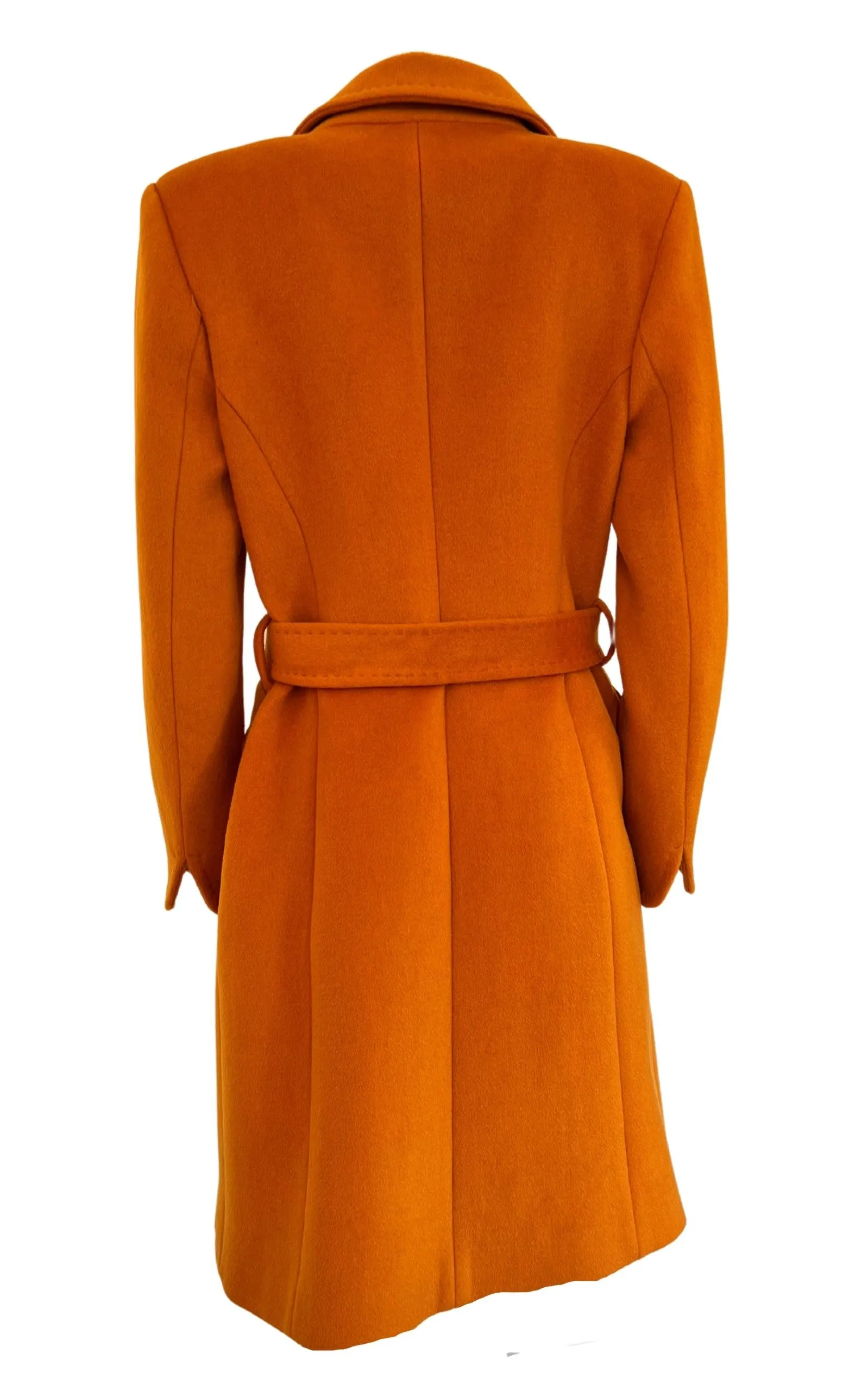 Belted Wool Blend Coat