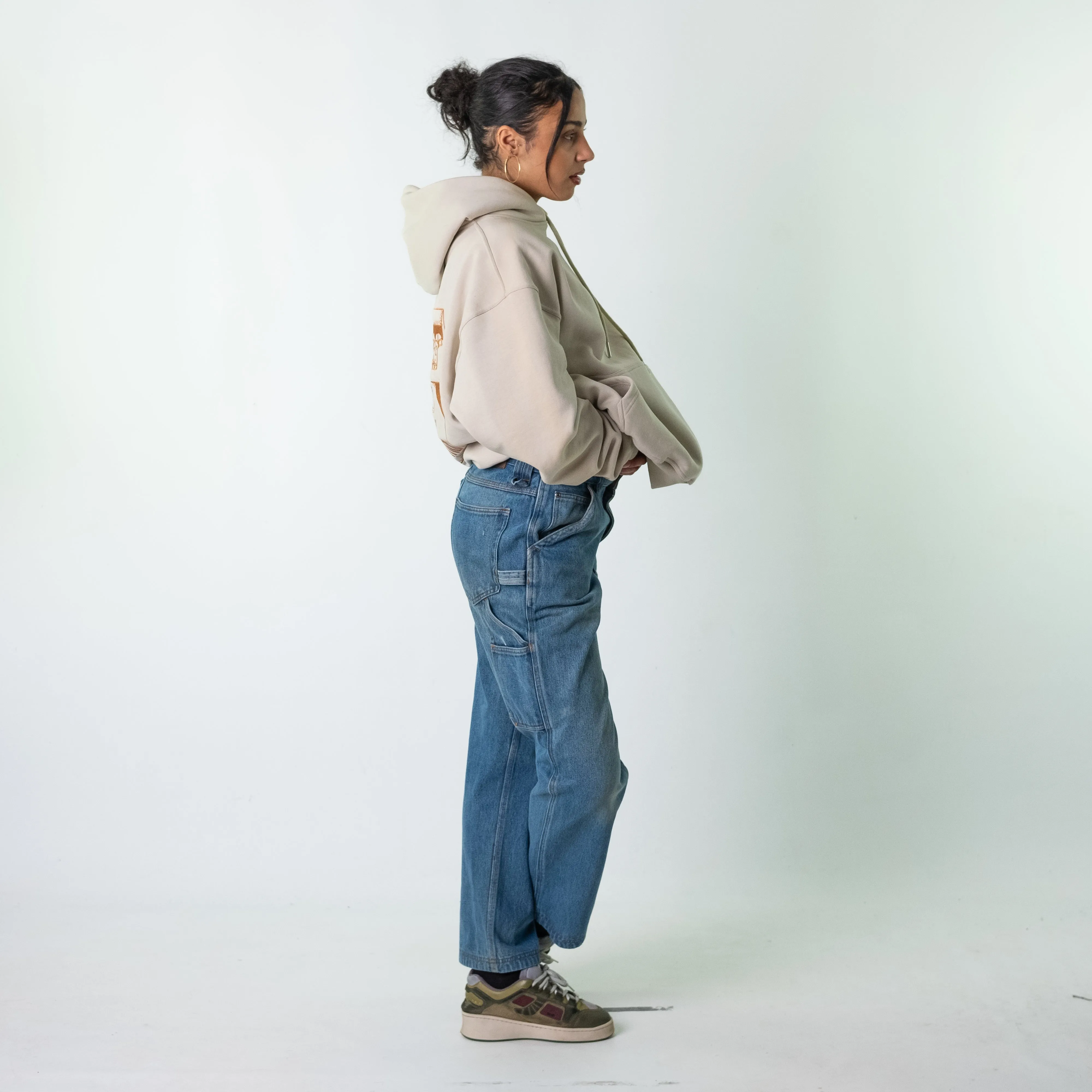 Blue Denim 90s Dulutch Trading Cargo Skater Trousers Pants Jeans (30x30)