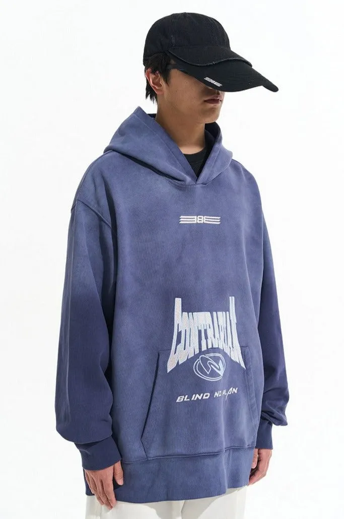 BNP Gradient Wash Print Hoodie