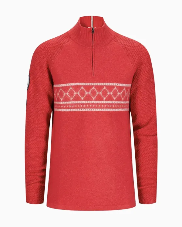 Boiled Ski Sweater - Weathered Red