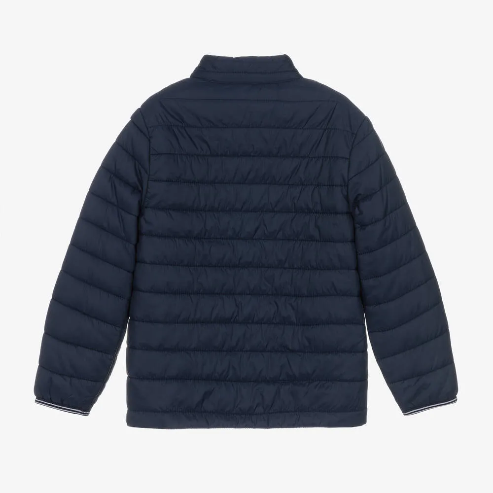 Boys Blue Puffer Jacket