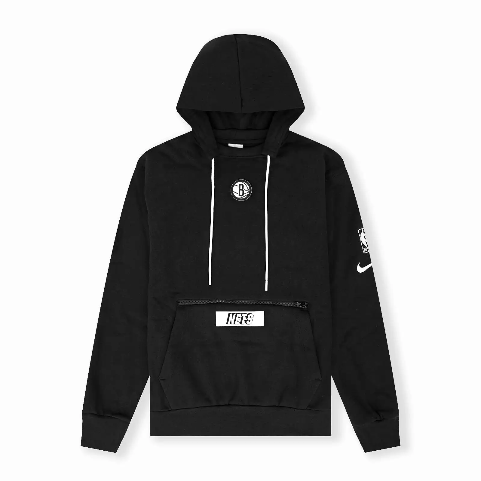 Brooklyn Nets Courtside NBA Fleece Hoodie - Black