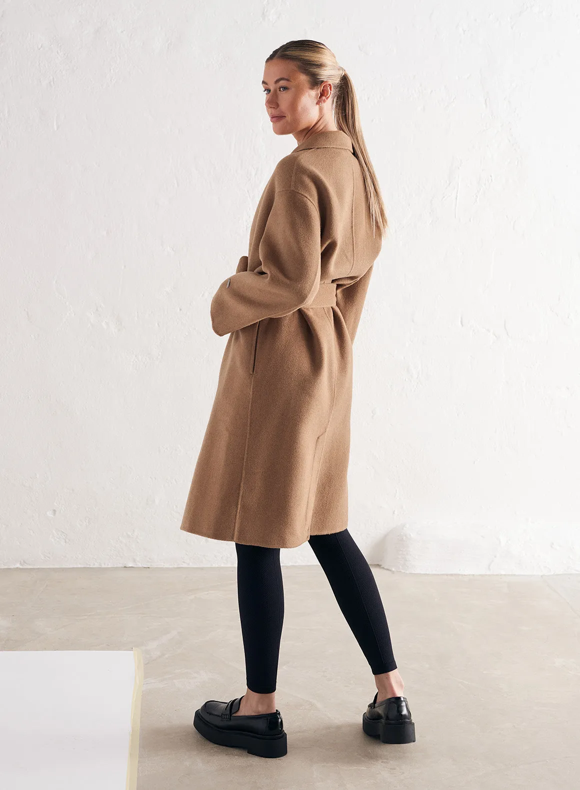 Camel Classic Wool Coat