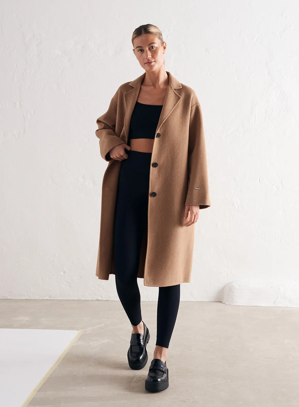 Camel Classic Wool Coat