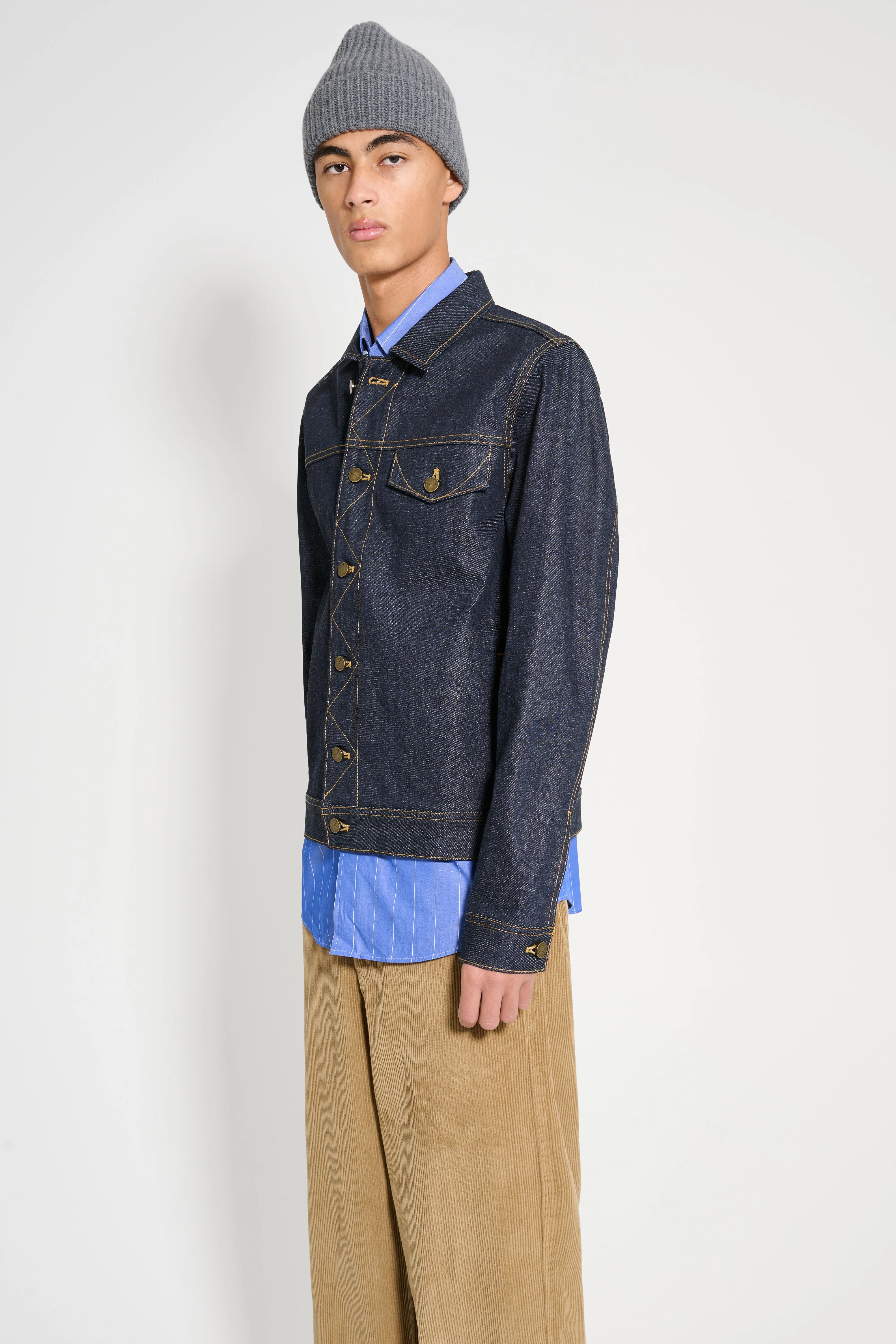 Carter Young Arch Denim Jacket Raw Indigo