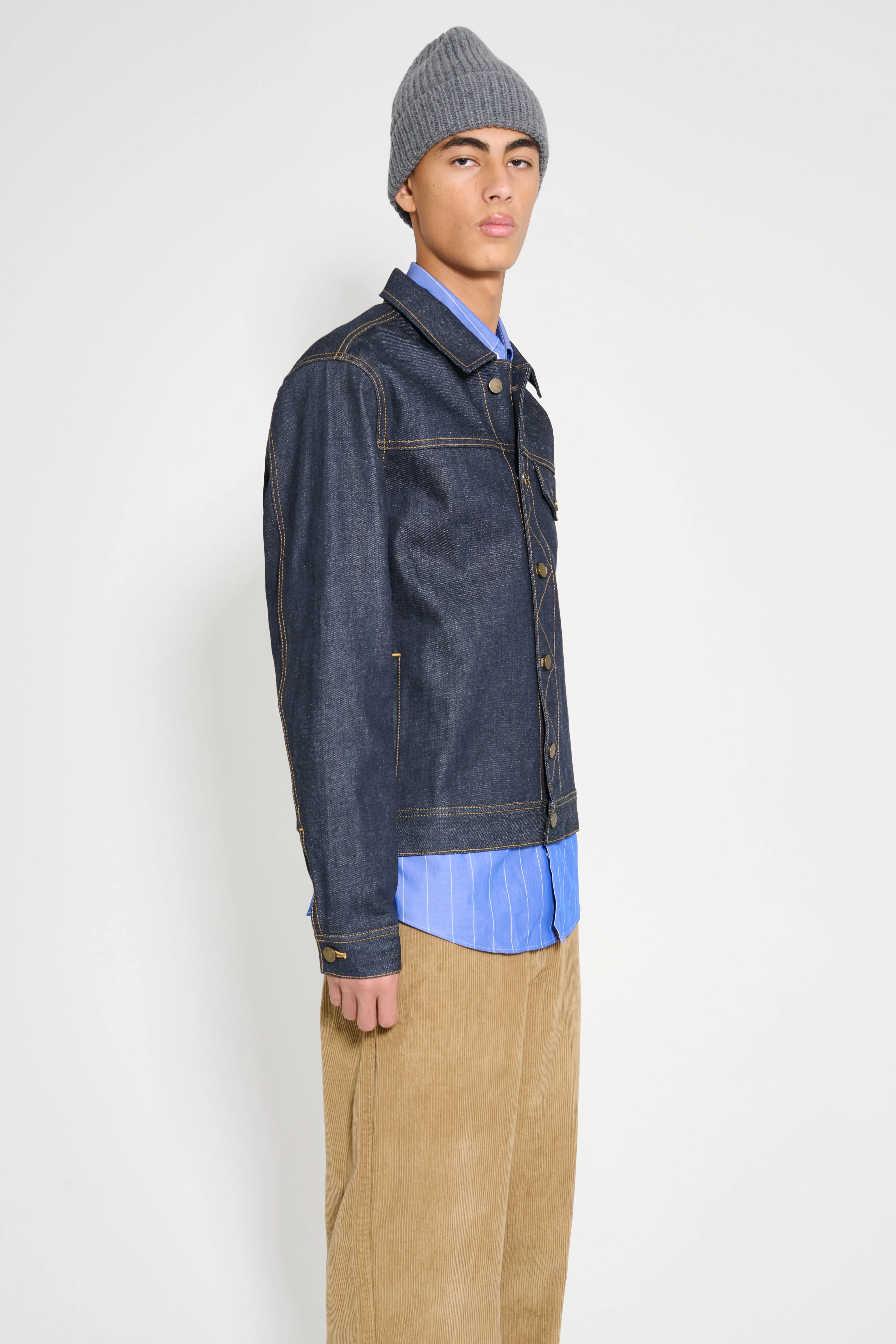 Carter Young Arch Denim Jacket Raw Indigo