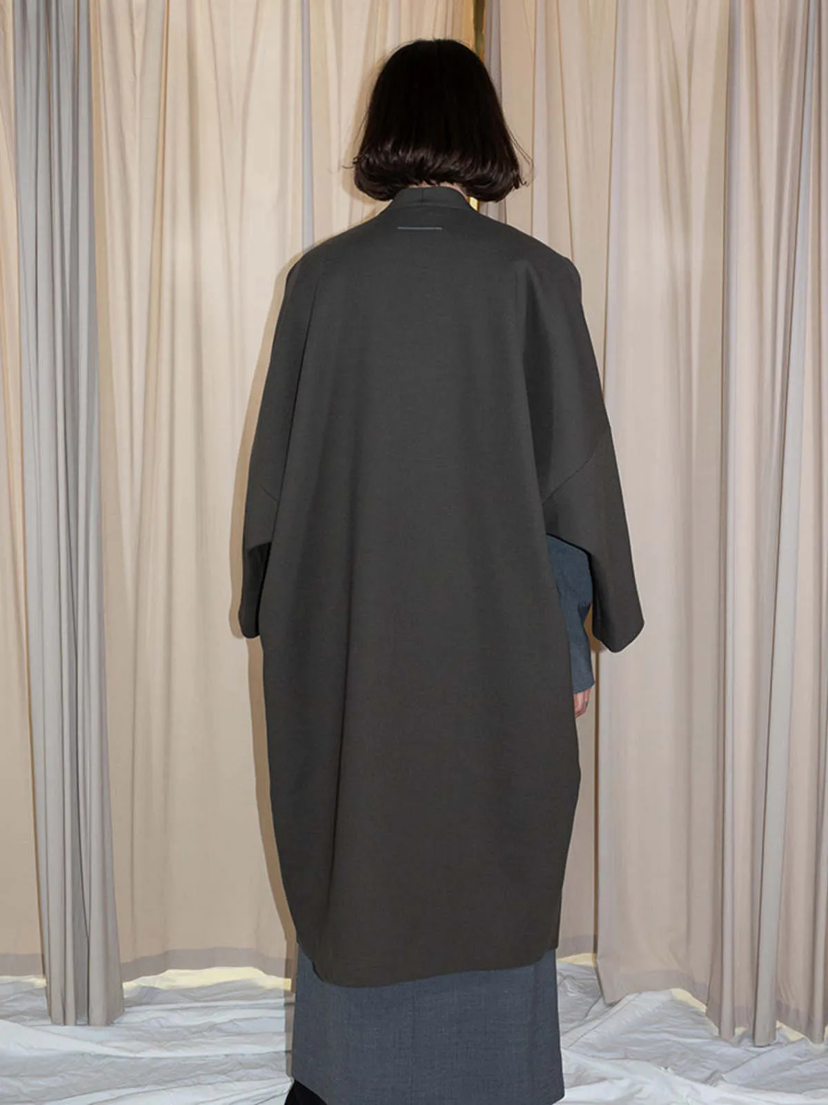 Cocoon Coat - Loden