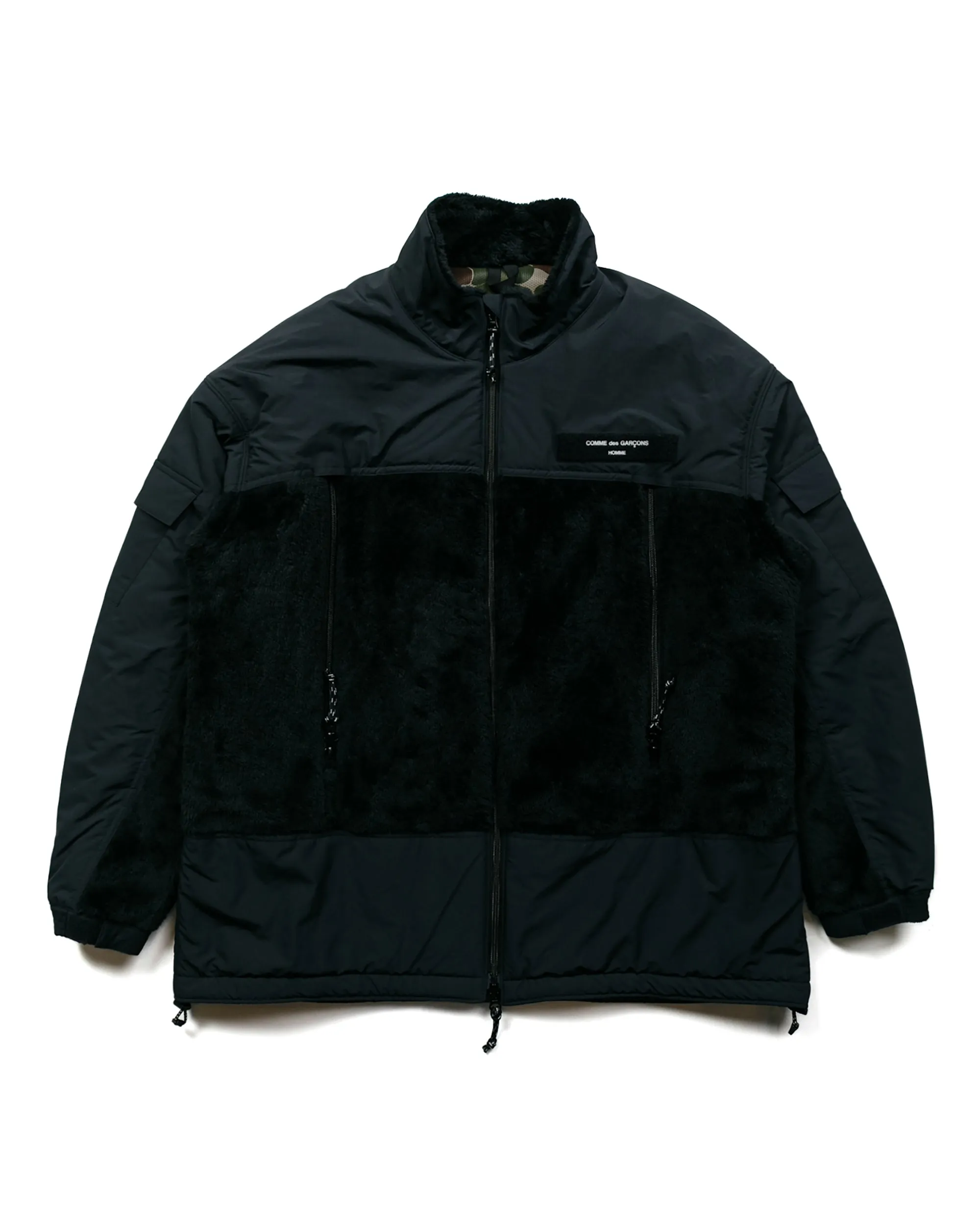 Comme des Garons HOMME Polartec Fleece Jacket Black