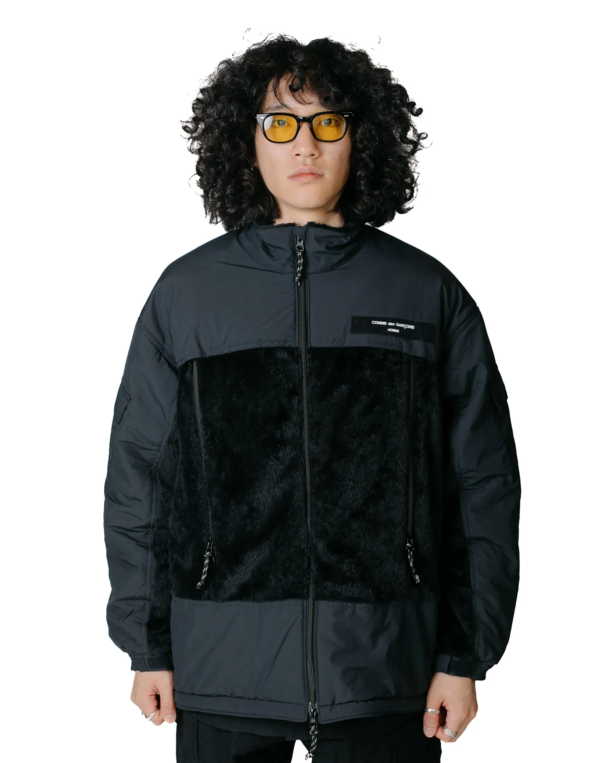 Comme des Garons HOMME Polartec Fleece Jacket Black