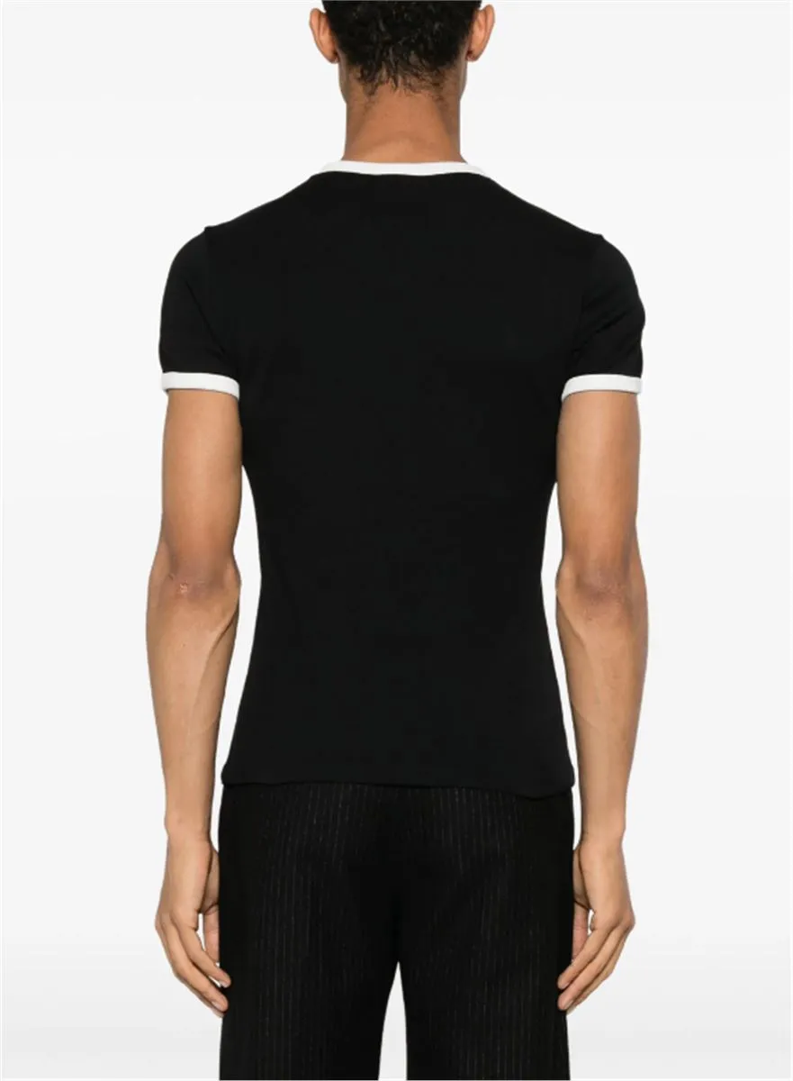 CONTRAST COTTON T-SHIRT