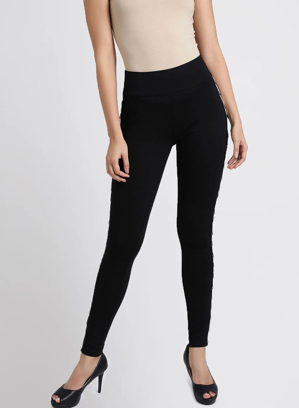 Contrast Tape Jegging