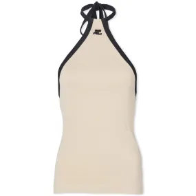 Courrèges Choker Contrast TopSand