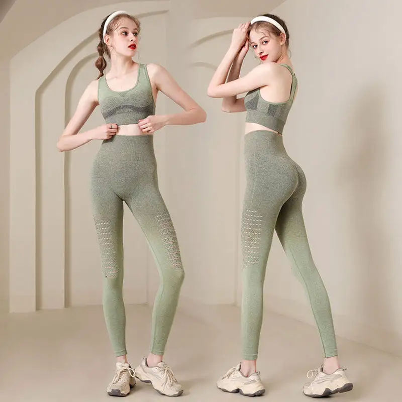 Cross-border hot-selling sports vest with nude yoga pants