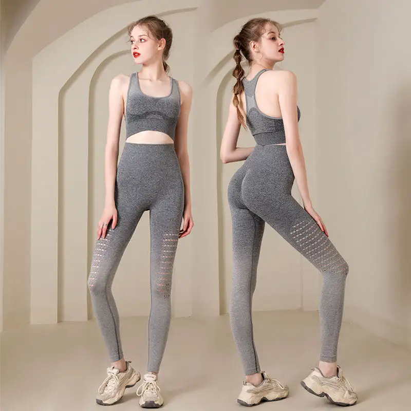 Cross-border hot-selling sports vest with nude yoga pants