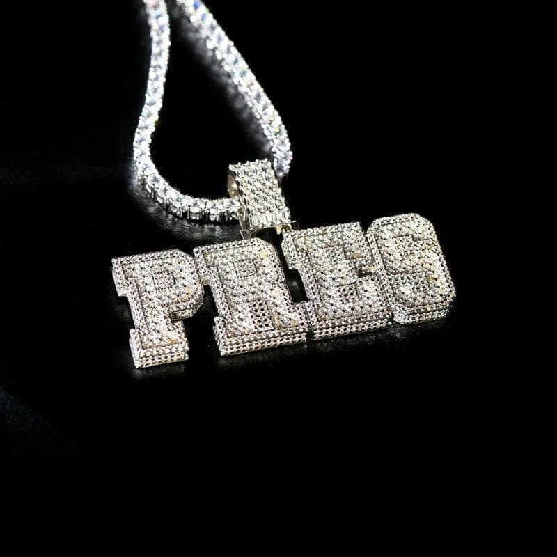 Custom Varsity Name Necklace