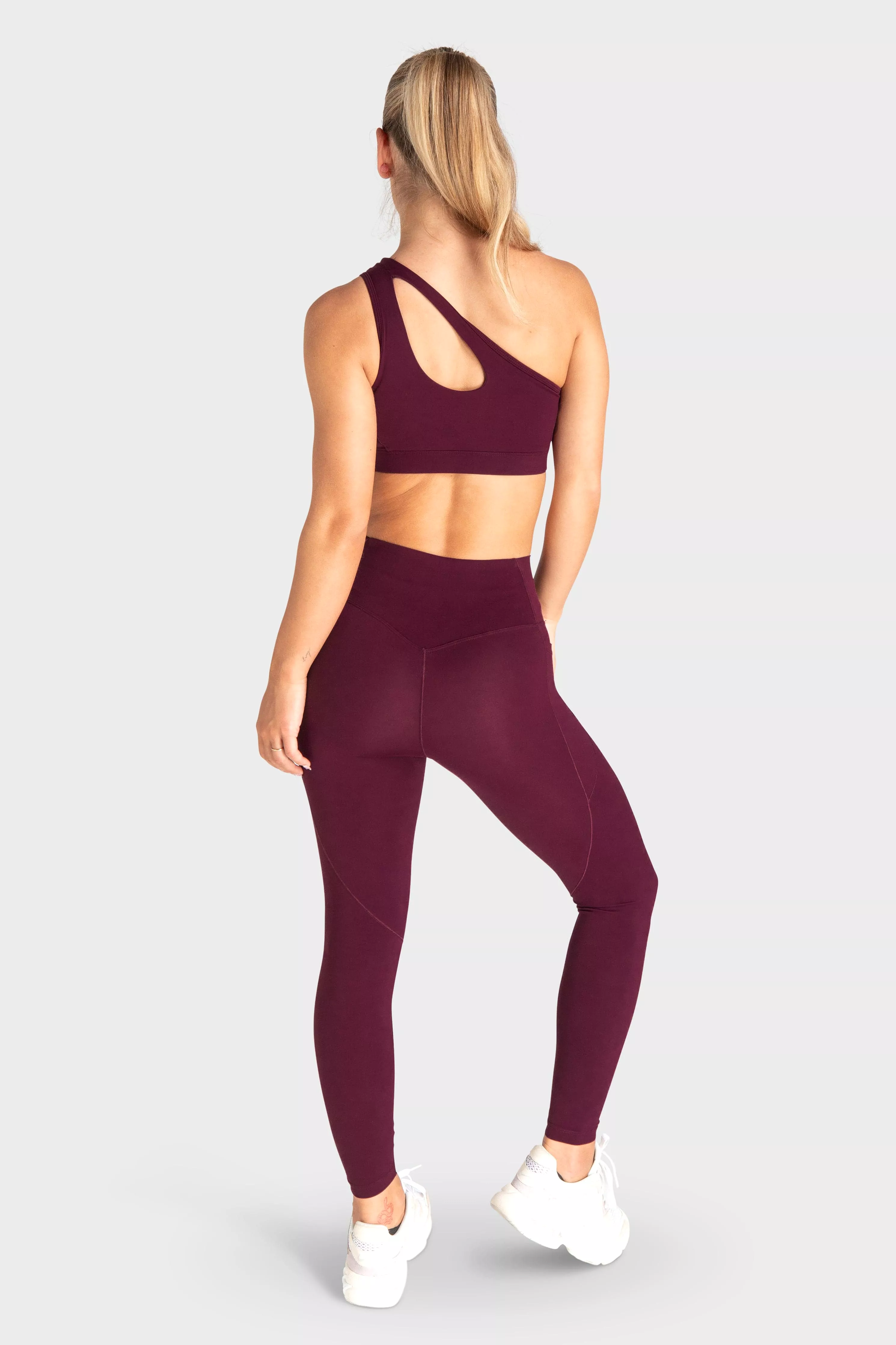 Desire Leggings - Wine Red