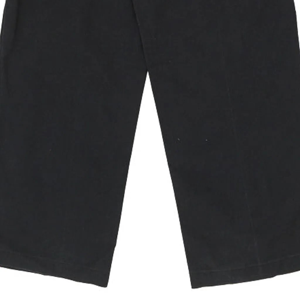 Dickies Cargo Trousers - 32W 29L Black Cotton Blend