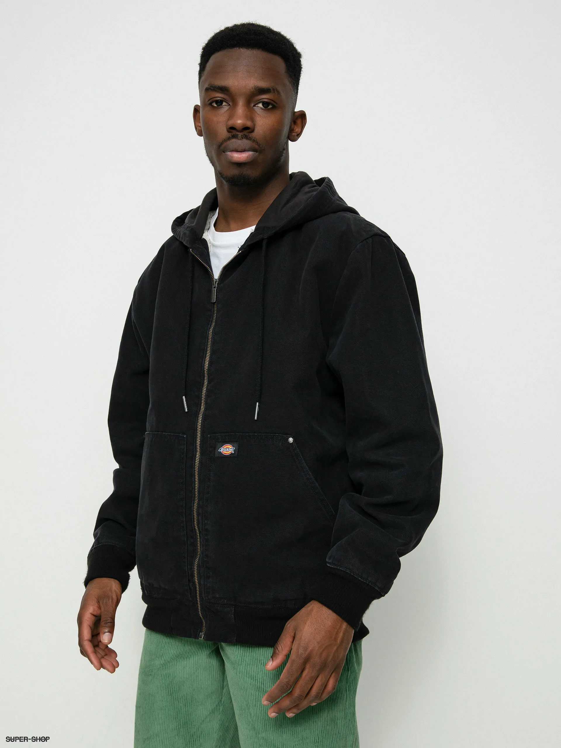 Dickies Hooded Duck Canvas Jacket (black)