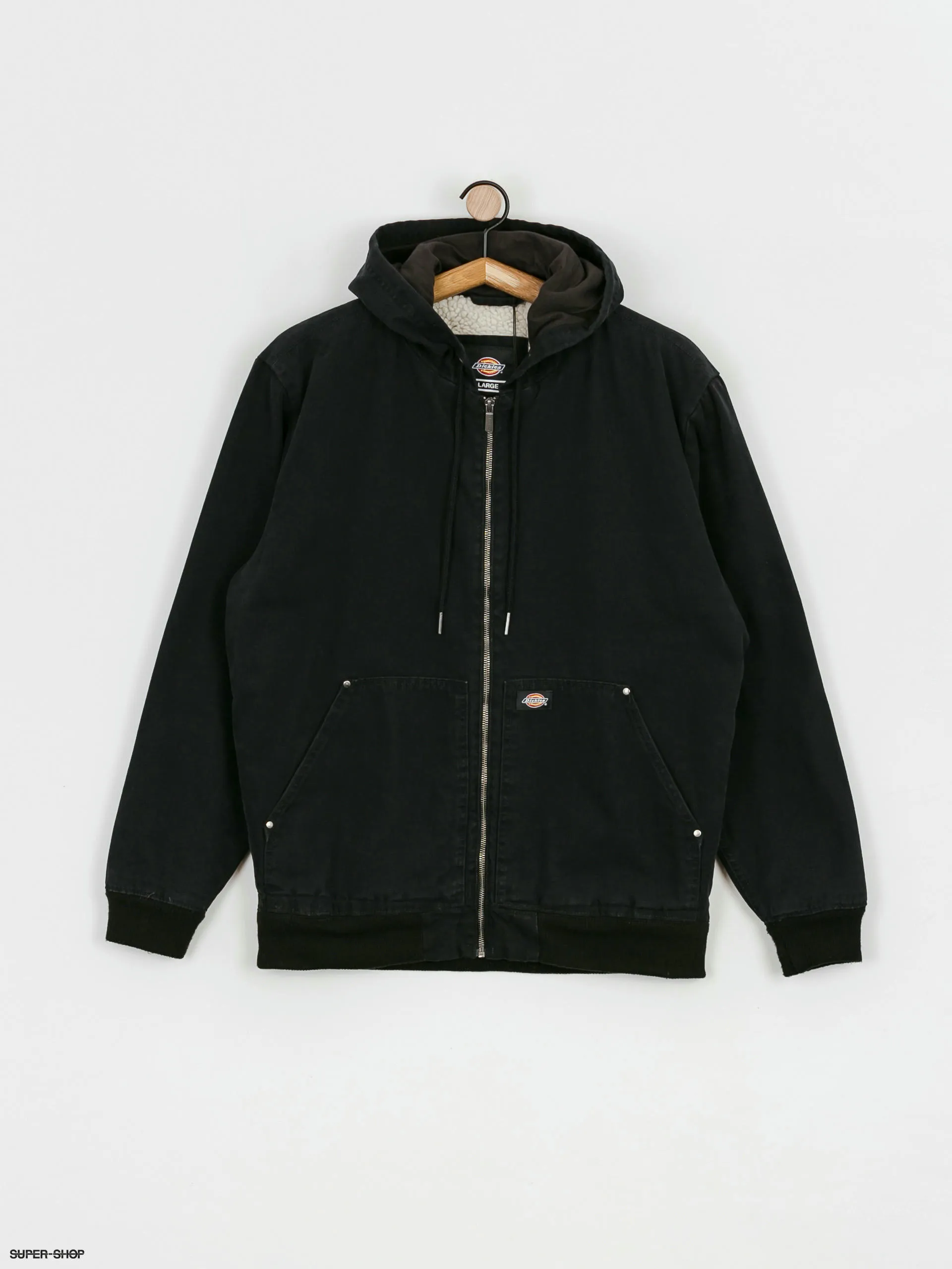 Dickies Hooded Duck Canvas Jacket (black)