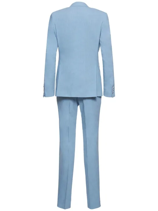 Dries Van Noten   Kayne linen blend tuxedo suit 