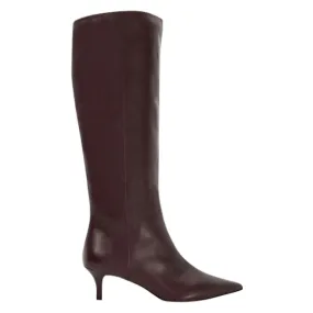 DUNE LONDON Smooth Knee-High Boots - Red