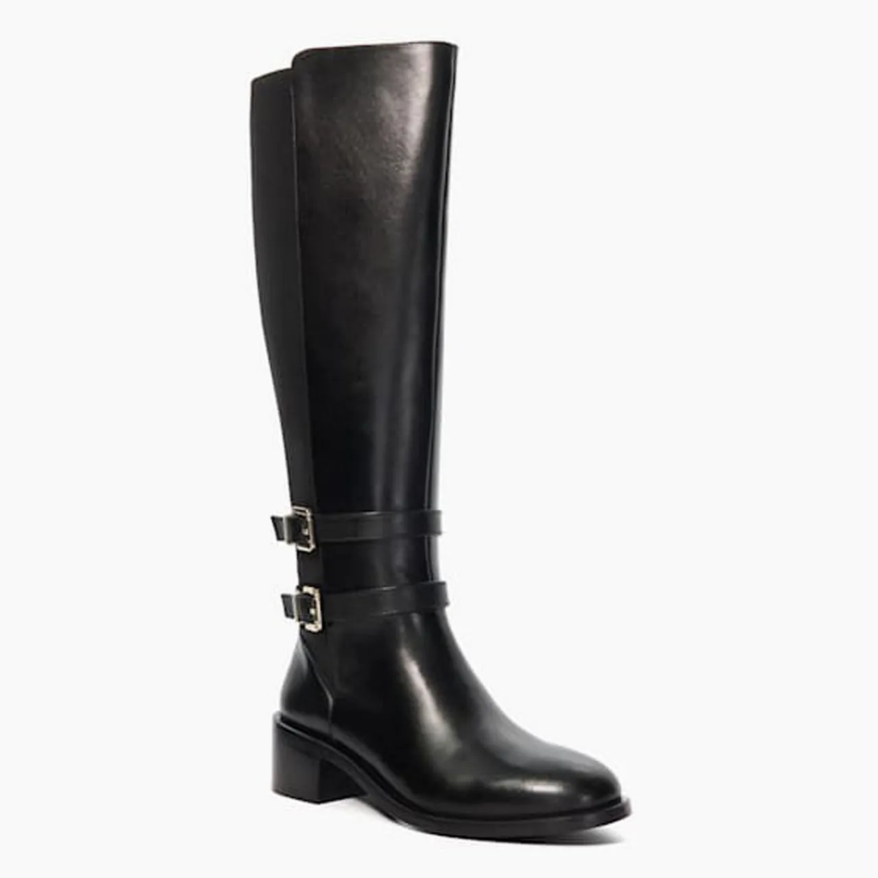 DUNE LONDON Tatter Knee-High Boots - Black