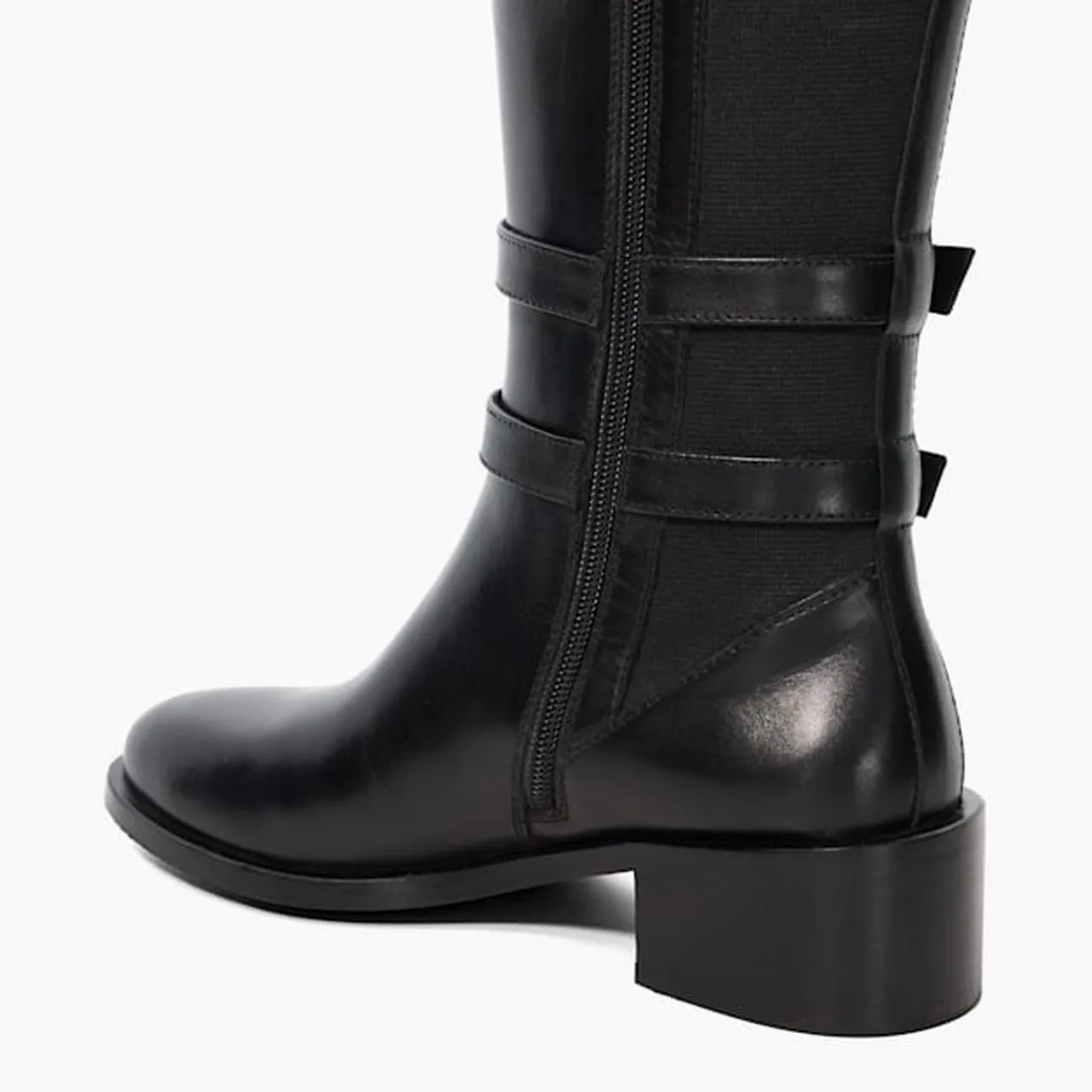 DUNE LONDON Tatter Knee-High Boots - Black