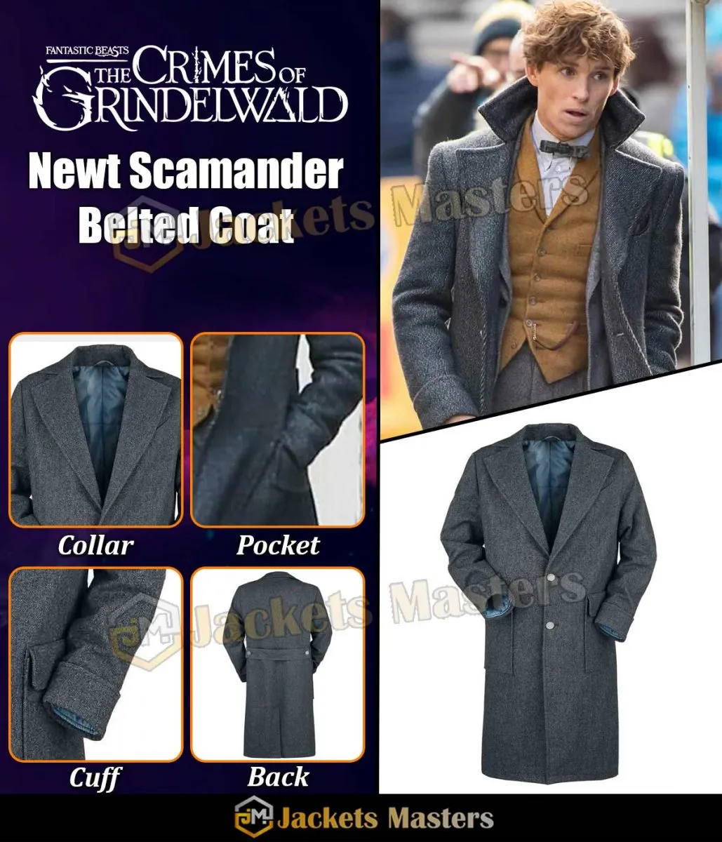 Eddie Redmayne Fantastic Beasts 2 Wool Coat