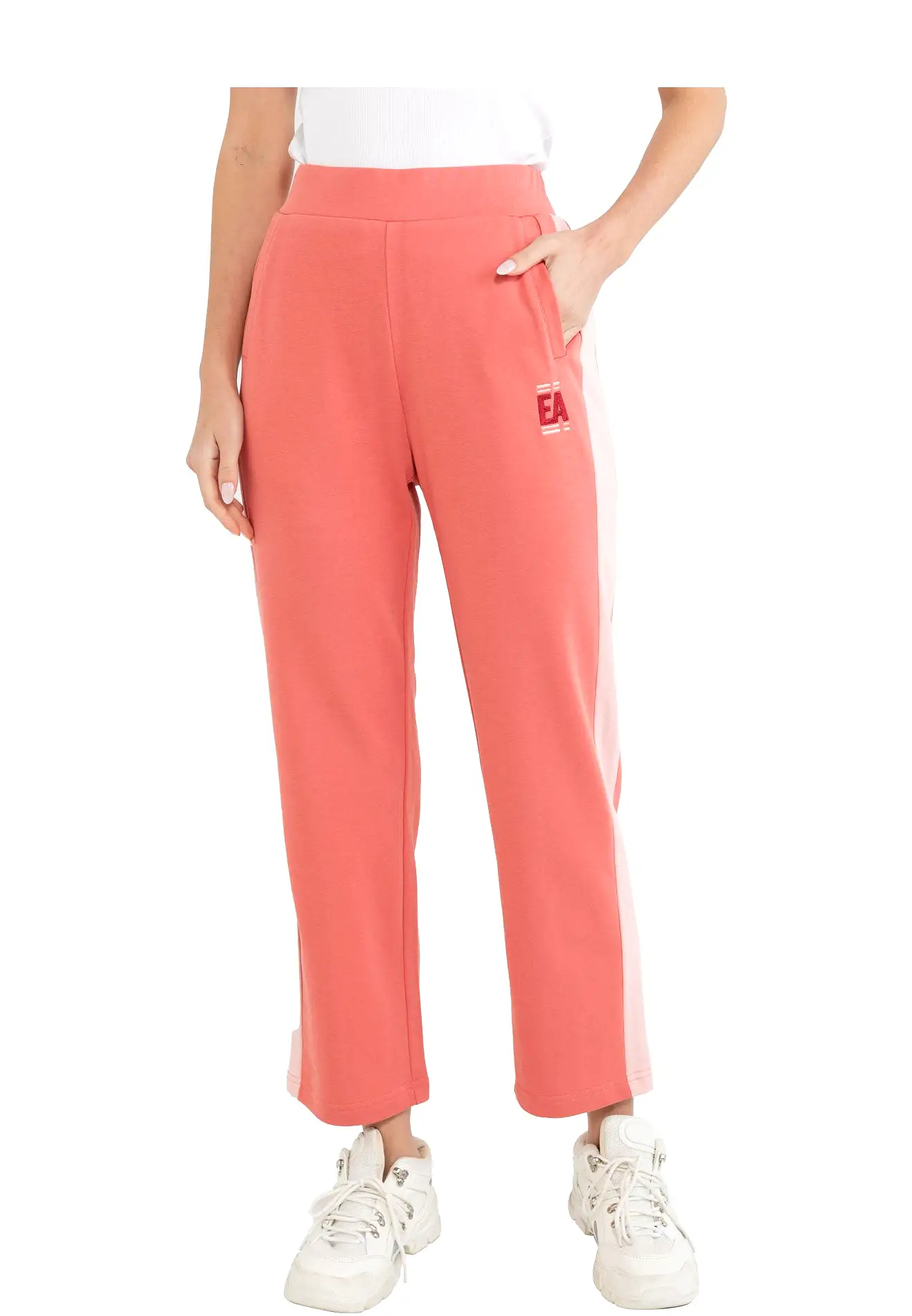 ELLE Active Classic Logo Casual Pants With Pocket